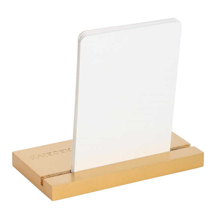 Ethereal Affirmation Cards with Wooden Stand