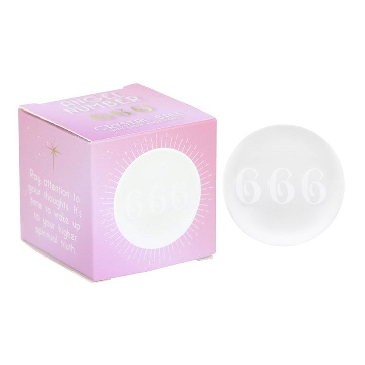 666 Angel Number Crystal Ball