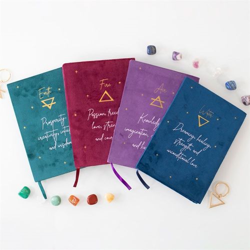 Fire Element Velvet A5 Notebook